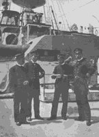 Обложка книги. На палубе броненосца "Асахи"